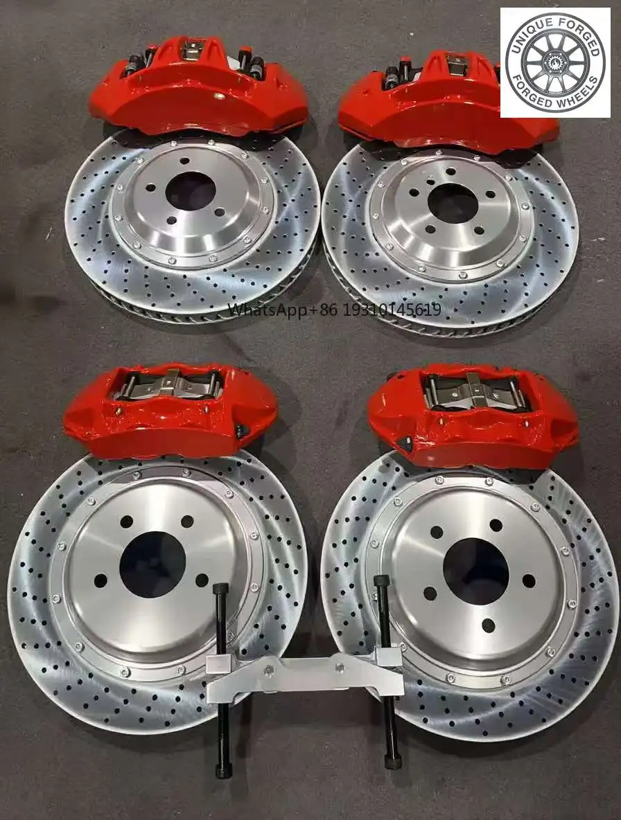 

26 Style New Modified Aluminum Brake Caliper Kit Front 6 Piston Rear 4 Piston For BMW X5 E53 E70 F15 2000-2019 20-Inch Wheels