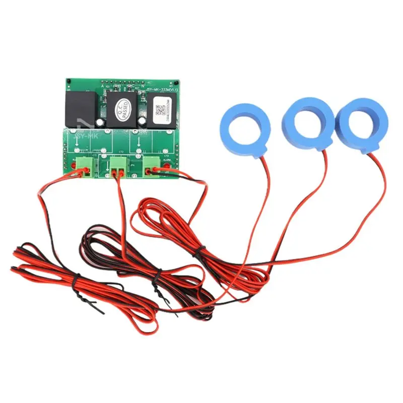 

Модуль счетчика энергии ABZL Modbus-RTU RS485 TTL, внешний, 80А, 3-фазный, двунаправленный, с датчиком тока 18 мм для измерения тока и напряжения