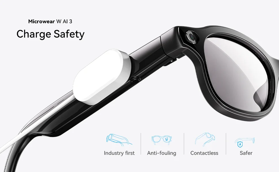 AI Smart Glasses 8 million pixel wide-angle photography, video recording, Bluetooth calling, music, AI intelligent Q&A, photogra image 3