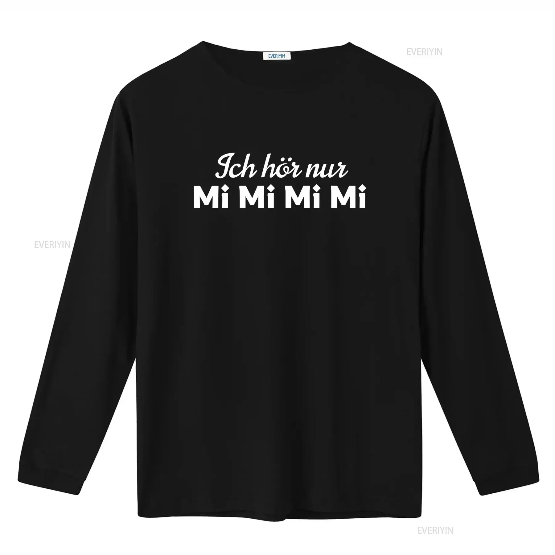 Mens T Shirt I Only Hear Mimimi Logo Print Fun Statement for Men vintage Washed graphic Comfortable Soft Breathable Versatile