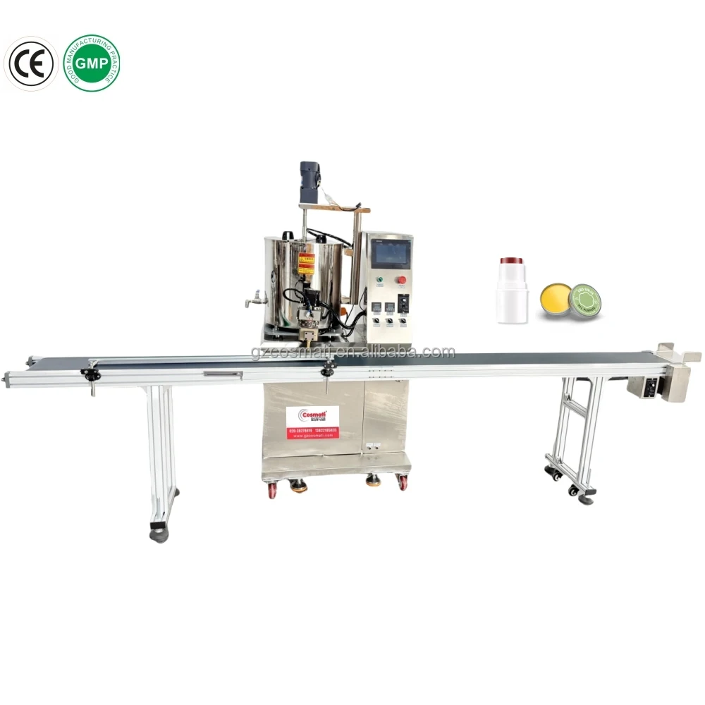 Automatic Hair Wax Melting Filling Machine Lip Balm Candle Sunstick Heating Filling Machine