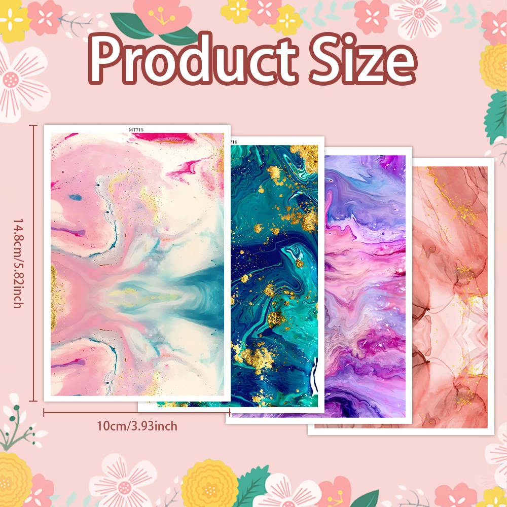 Mystery Galactic Abstract Pattern Soft Ceramic Earrings Water Soluble Disposable Stickers For DIY Jewelry Making Decal 2025