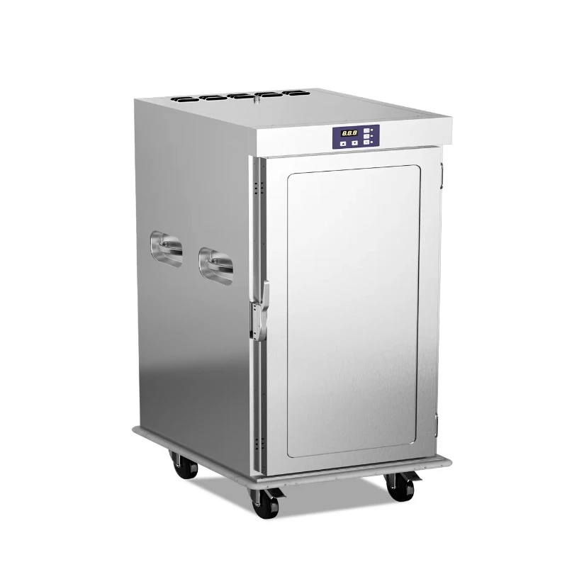 

New Design Multifunctional and Durable Mobile Chicken Insulated Heating Food Insulation Display Cabinet