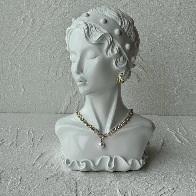European and American Resin Model Jewelry Display Stand, Earring Stand, Necklace Display Stand, Jewelry Display Props