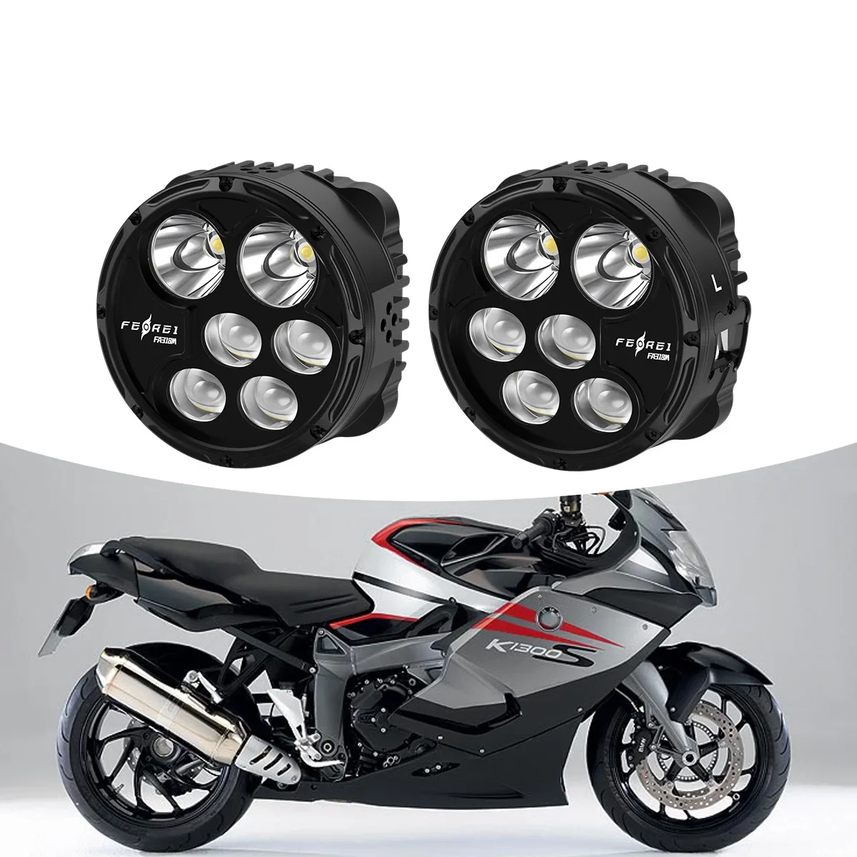 

Ferei Super Bright 260р. ° Широкоугольный светодиодный фонарь дальнего света для мотоцикла, 8 режимов, IPX8, водонепроницаемый беспроводной пульт дистанционного управления, быстросъемный кронштейн