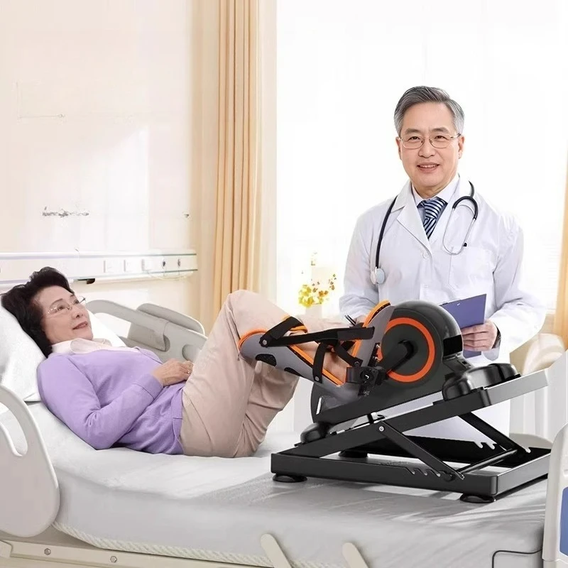 Customizable ‌Electric Rehabilitation Bike Elderly Adjustable Hand/Leg Exerciser with LCD Monitor Anti-Spasm Therapy