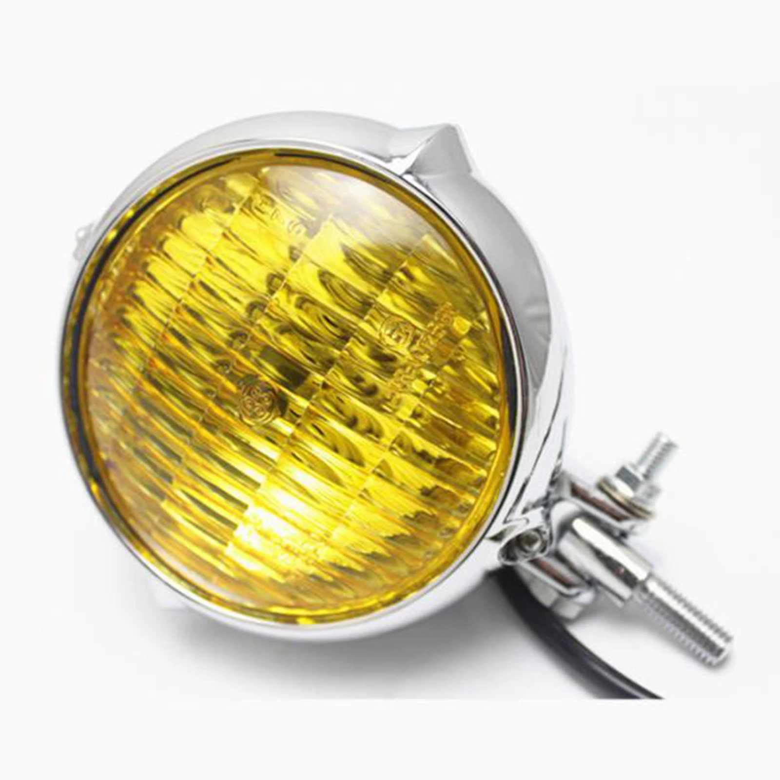 Motorcycle Headlight High/Low Beam Head Light Retro Modification Accessories Light Replaces for Motorcycles Bike Chopper Touring