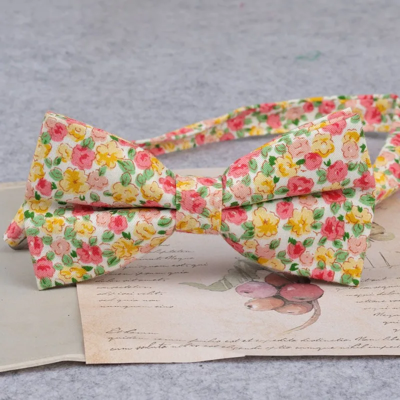 Marke Neue Männer Mode Retro Blume Drucken Bogen Krawatten Für Mann Casual Schule Jungen Katzen Muster Neck Tragen Bowtie Zubehör schmetterling – Detail 31