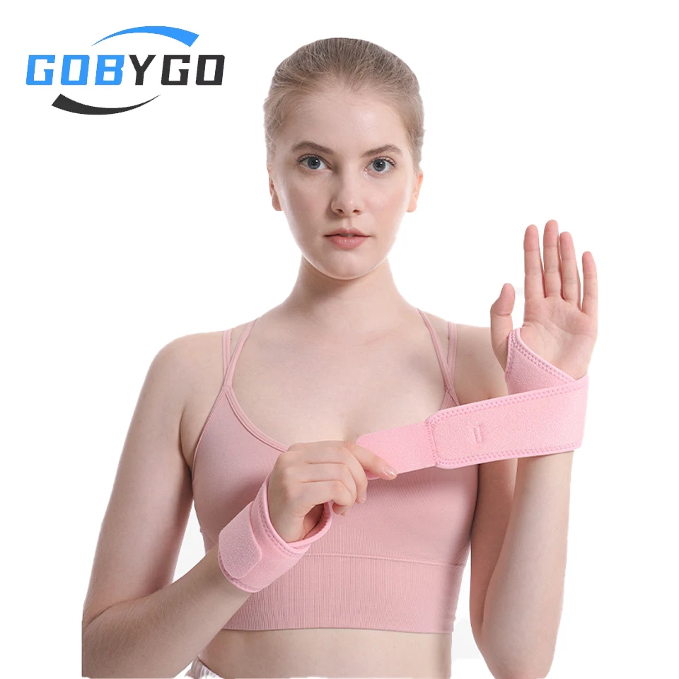 GOBYGO 1Pcs Adjustable Pressure Wrapping Wrist Dancing Guard Sports Wrist Guard Sprain Care Tendon Sheath Women Wrist Band