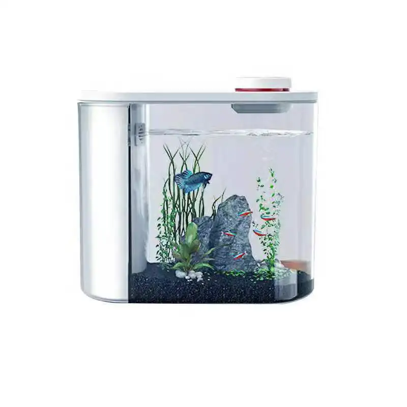 

Aquarium intelligent ecological fish tank WIFI remote control timing feeding light adjustment free water change small fish tank