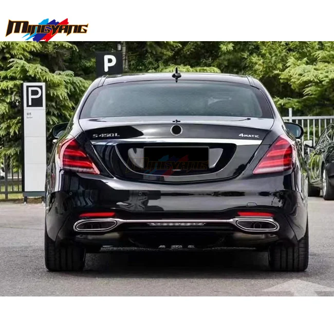 New arrival  PP Plastics S450 design bodykit car bumpers 2014-2019 for mercedes BENZ S class W222 body kit