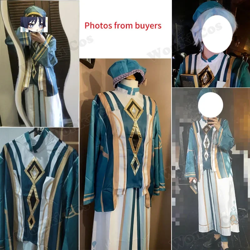 Sumeru Akademiya cosplay costume uniform with hat tighnari colli uniform Gen six darshans Shin party costumes