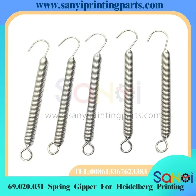 5 PCS Heidelberg Spring Gipper 69.020.031 For GTO52 Printing Machine Parts