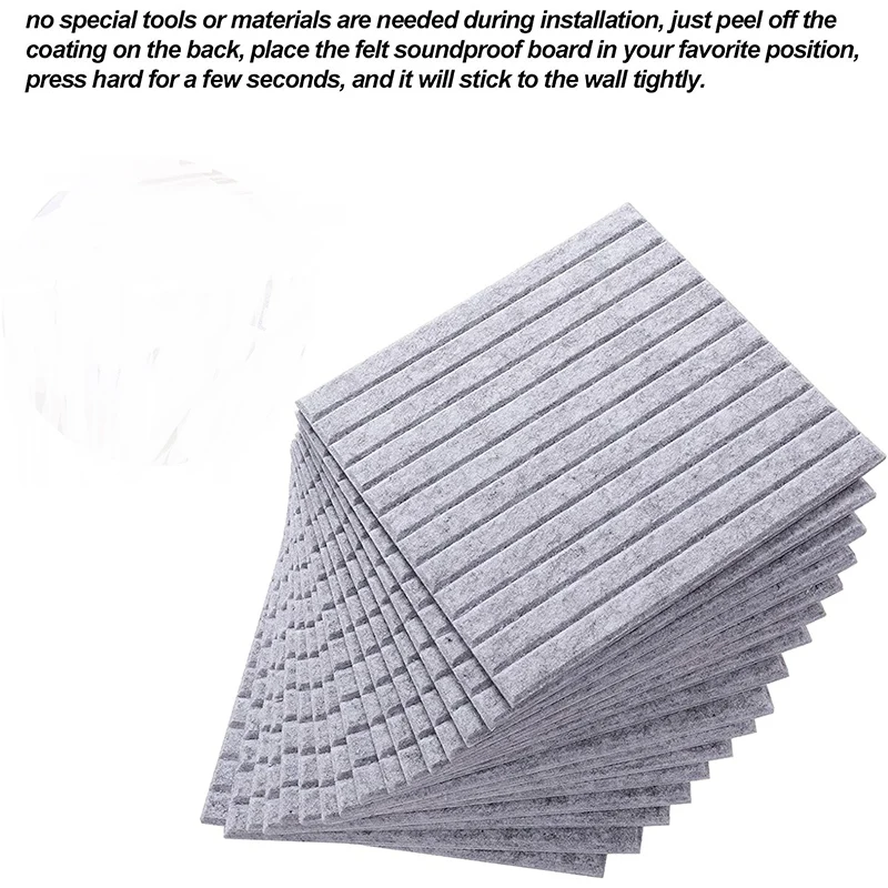 -A94Z 16 Pcs Acoustic Panels,Sound Insulation Board,Wall Sound Insulation Board,For Acoustic Treatment,Wall Decor,Studio,Etc