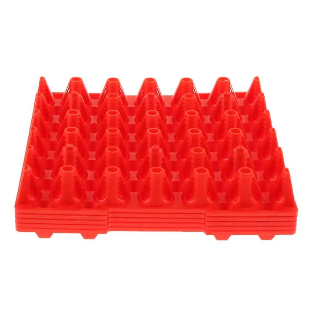 5Pcs Eggs Holder Storage Egg Tray Plastic Container Hold Up to 30 Eggs