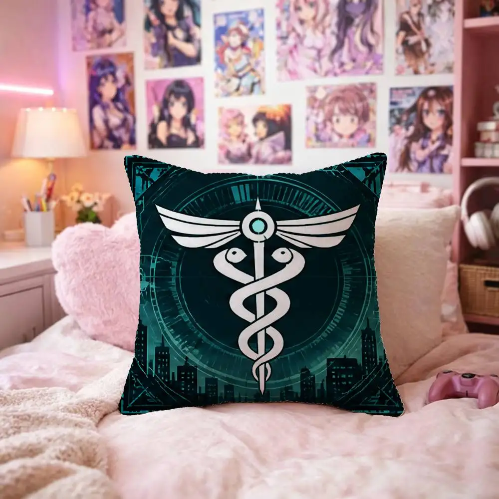 Psycho-Pass Pillow Case Fashion Square Pillowcase Bedroom Sofa Room Ins Decoration Leisure