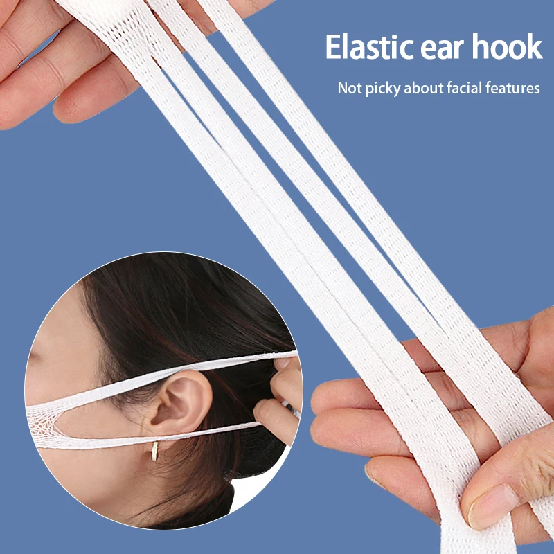 2Pcs White Elastic Nose Bandage External Nasal Bandage Dressing Holder With High Absorption Capacity Stretchable For Nose