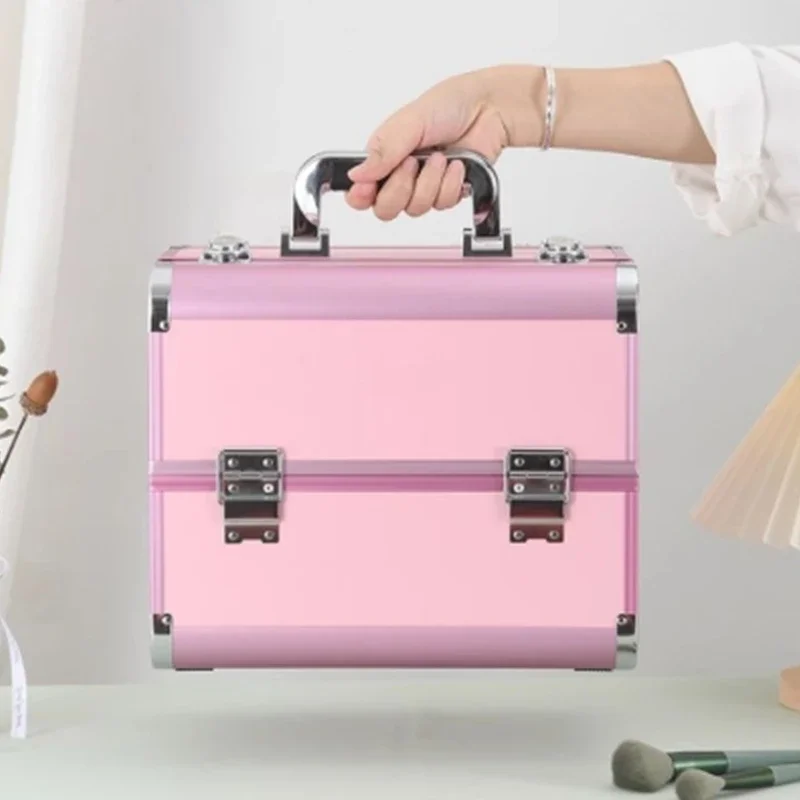 

Upgrade Large Capacity Tattoo Toolbox Portable Makeup Case Professional Makeup Artist Nail Art Beauty Storage Box