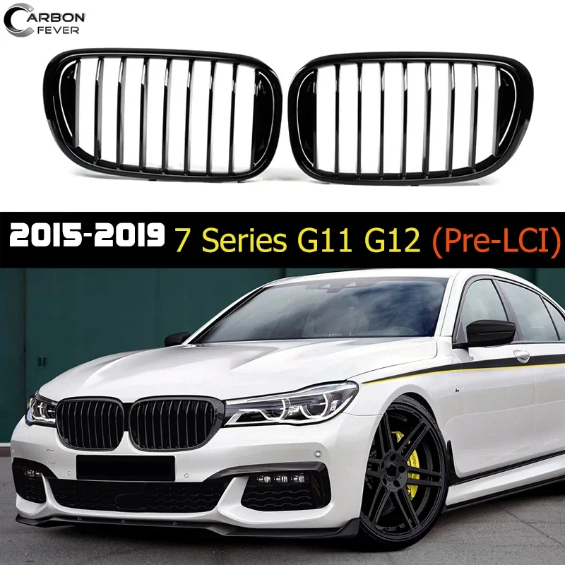 for-bmw-7-series-g11-g12-sedan-2015-2019-pre-lci-front-bumper-abs-replacement-kidney-grille-car-styling-front-grills-black