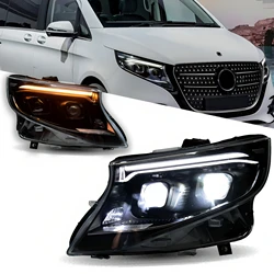 Car Styling Headlights For VITO V-Class W447 Front LED 2016-2023 Head Lamp DRL Signal Projector Lens Auto Accessories