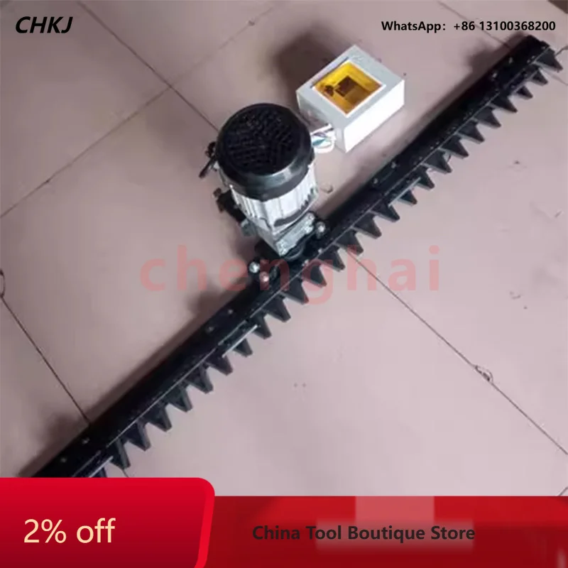 Mower head tricycle front modified orchard mower 48V power supply forage straw mower weed cutter 500W