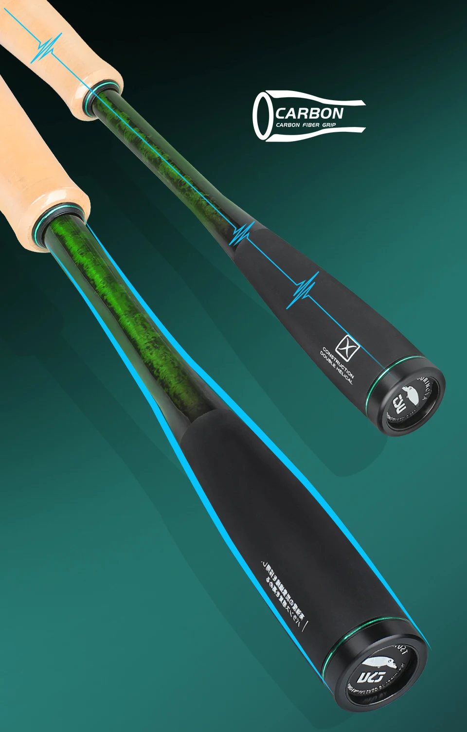 TSURINOYA F Action L ML M MH SAGACITY Race Bass Fishing Rod FUJI Guide Rings 1.96m 2.03m 2.06m 2Section Spinning Casting Carbon