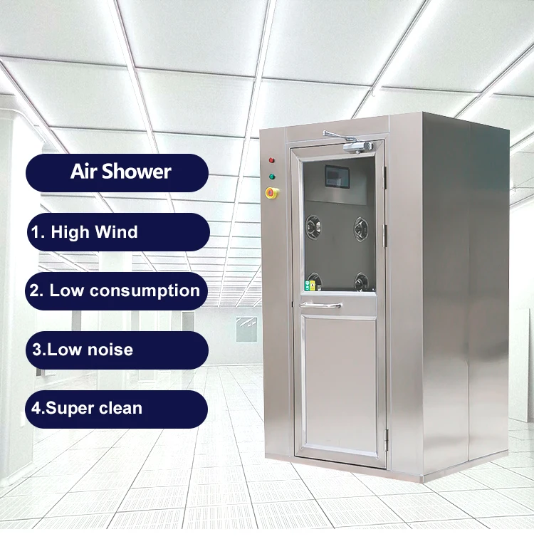COOFULL Intelligent Automatic Air Shower Room | Customizable Stainless Steel Cleanroom Equipment | OEM/ODM Service