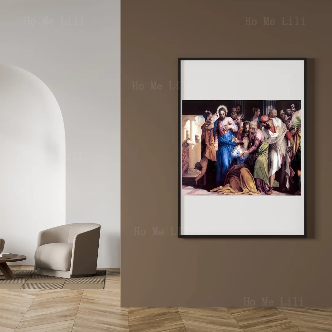 The Conversion Of Mary Magdalene Catholic Picture Livingroom Decor