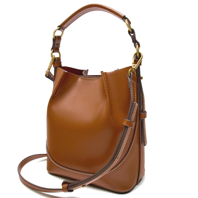 Hot Selling Simplicity High-end Women's Crossbody Bag PU Material Versatile Bucket Bag Fashion Handbag Commuting