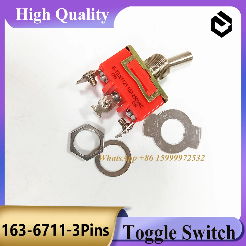 163-6711 3Pins Toggle Switch 1636711 for Caterpillar CAT E320B E320C 325C 349E 325D 313D Excavator Parts