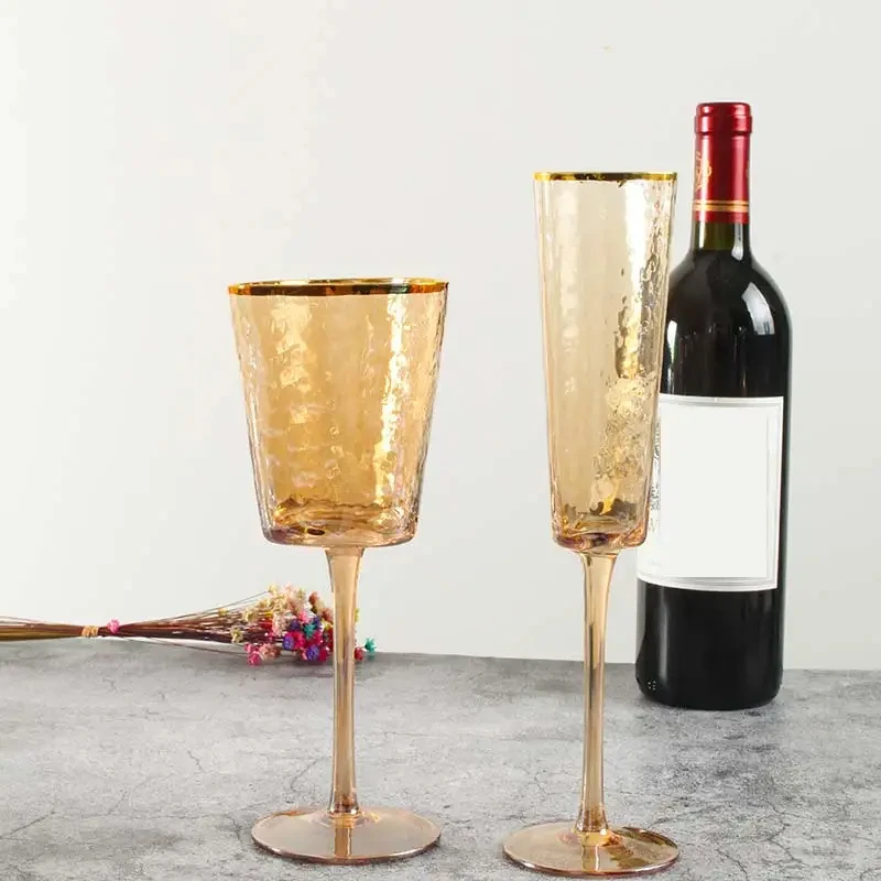 Nordic Phnom Penh Hammer Wine Glas Red Wine Champagne Goblet Glasses Home Bar Party Drinkware Wedding Holiday Gifts