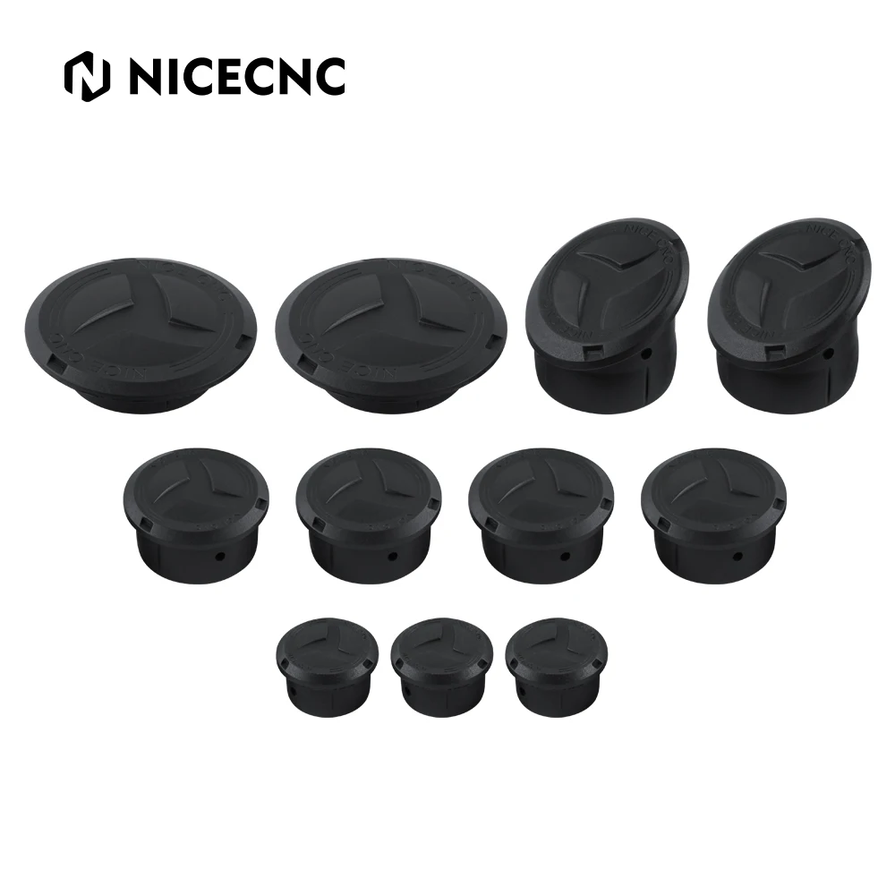 11PCS Für BMW R1250GS Abenteuer 2018-2024 R1200GS R 1200 GS Abenteuer 2014-2018 R 1250 GS Motorrad rahmen Loch Abdeckung Kappen Stecker