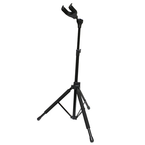 Auto-Lock Guitar Stand with Adjustable Hook – Gravity Self-Locking Floor Hanger for Electric/Acoustic Guitar & Bass