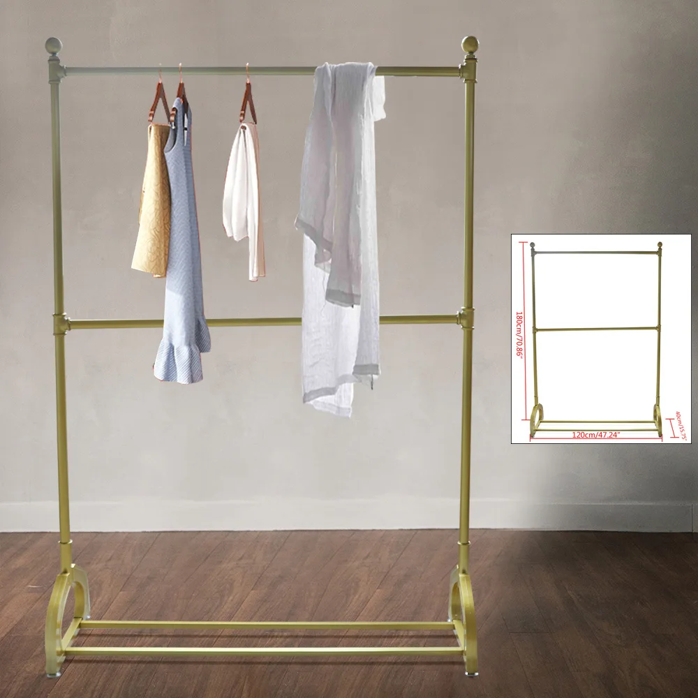 180cm Heavy Duty Bedroom Retail Display Clothes Rack Hanging Rack Closet Organizer