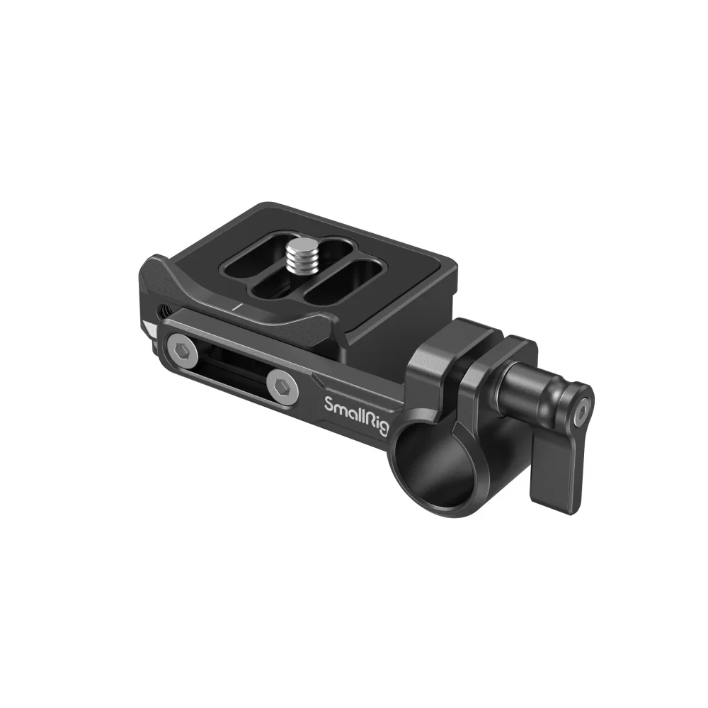 SmallRig Quick Release Plate, Quick Switch Between Handheld and Tripod Modes For Follow Focus For Standard Φ15mm Rod -3853