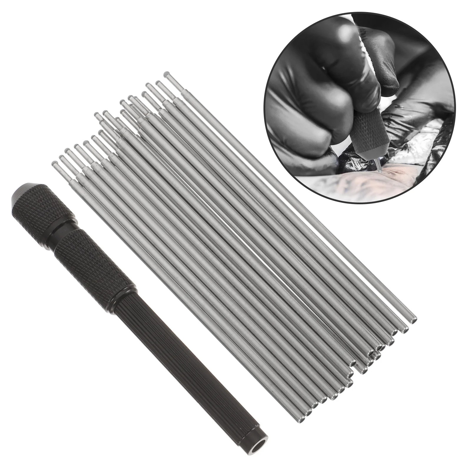 

1 комплект стержней для ручек для татуировок, прочные сердечники, легко заменить, долговечный, безопасный, отлично подходит для точного рисования, маркеры для кожи для татуировок