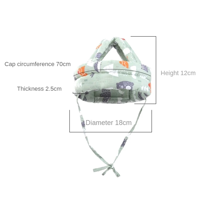 المضادة للتصادم رئيس تعلم المشي الطفل المشي قبعة جديدة الطفل مسند الرأس مكافحة السقوط جهاز رئيس تنفس وسادة حماية السلامة