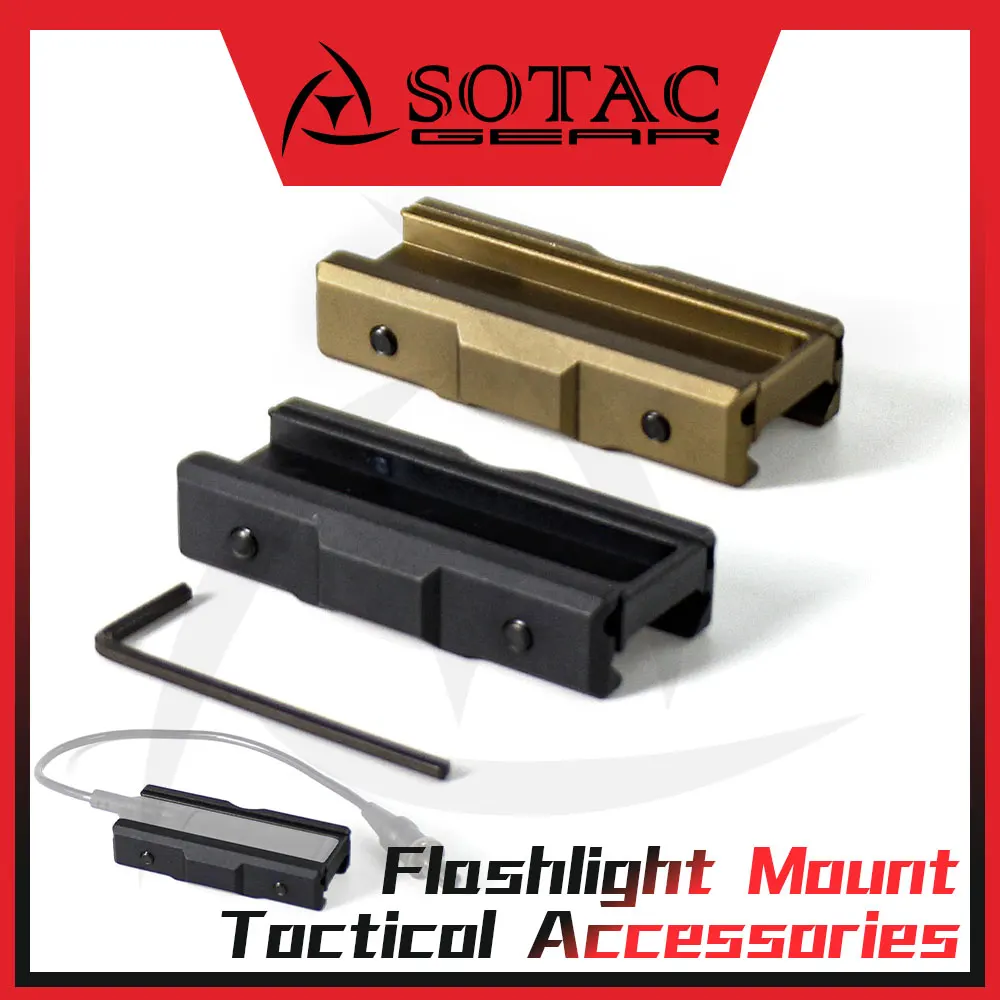 Weapon M300 M600 Tactical Light Pad for ST07 Pressure Pad Switch Aluminum Hunting Accessories SOTAC