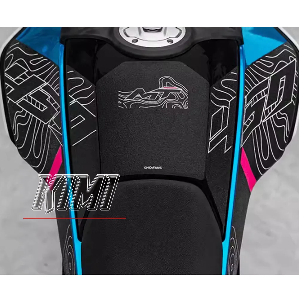 FOR CFMOTO 450MT 2024 Motorcycle Anti-Skid Fuel Tank Sticker Body Protection Sticker Fishbone Sticker Anti-Wear Sticker