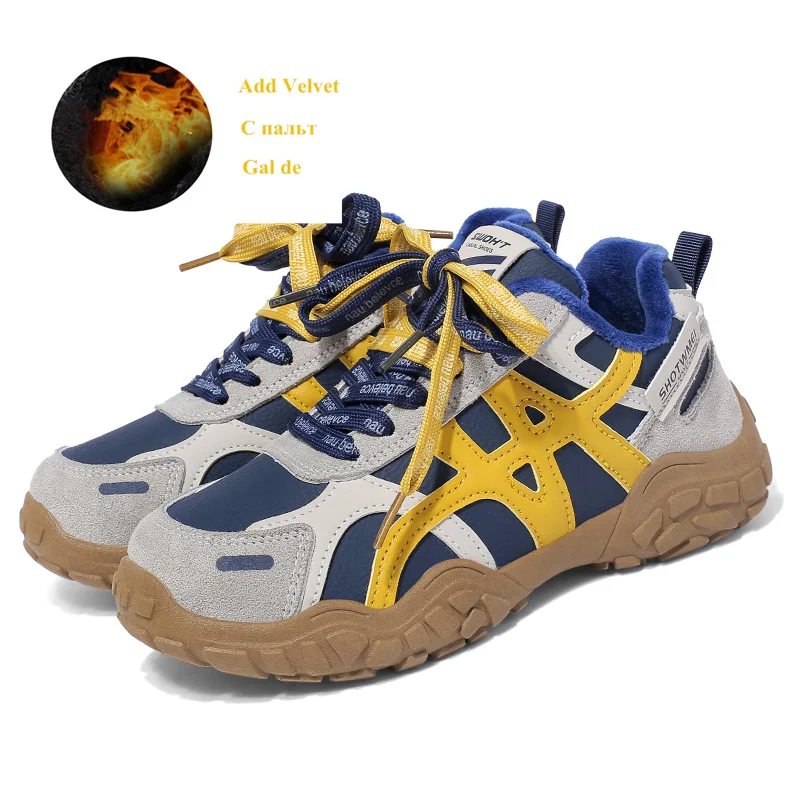 

New Fashion Hiking Shoes for Women Warm Plush Women's Winter Sneakers Non-slip Outdoor Trekking Sneakers Women zapatillas mujer