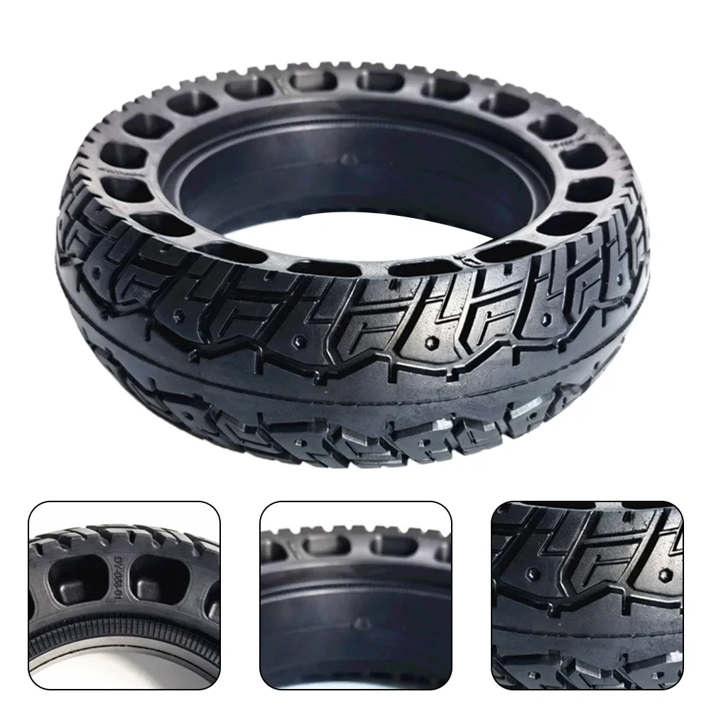 

Soverup Scooter Tire Rear Wheel 200X60 8inch Black Driving Tire Electric Scooter Rear Wheel Rubber Shock Hollow Durable