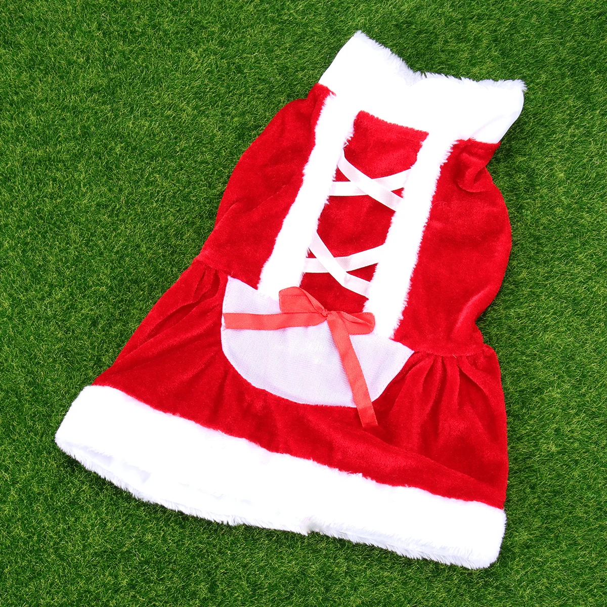 

Pet Dog Dress Christmas Dog Skirt Winter Puppy Costume Festive Party Outfit Breathable Comfortable Pet Clothing Size Xxs