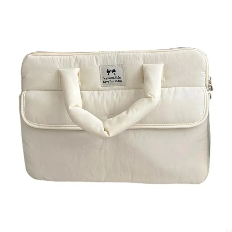 Fashionable Computer Bag Shockproof Inner Layer for 11 13 14 15 15.6inch Ergonomic Handle Comfortable Daily Commute 