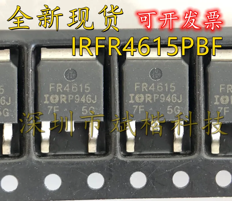 

10PCS/LOT NEW IRFR4615PBF FR4615 TO-252 MOSFET 150V 33A