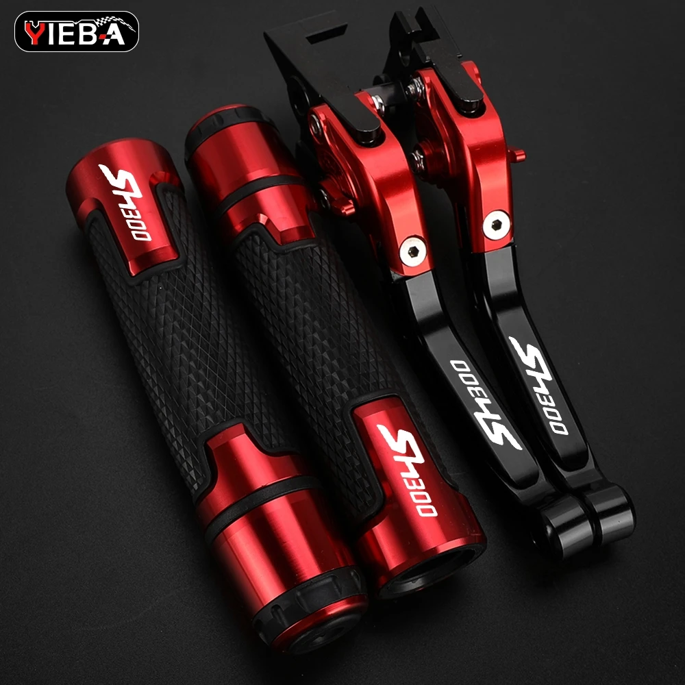

Motorcycle Adjustable Brake Handle Clutch Levers Handlebar Grips End For Honda SH300 SH 300 SH-300 2013-2018 2017 2016 2015 2014