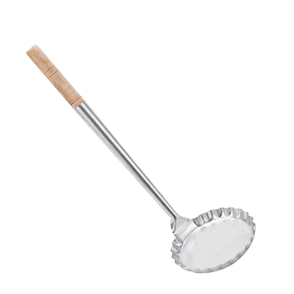 

Wood Handle Kitchen Spoon Nonstick Frying Tool Rice Paddle Mixing Spoons Restaurant Use Flat Kitchen Tool Spoon