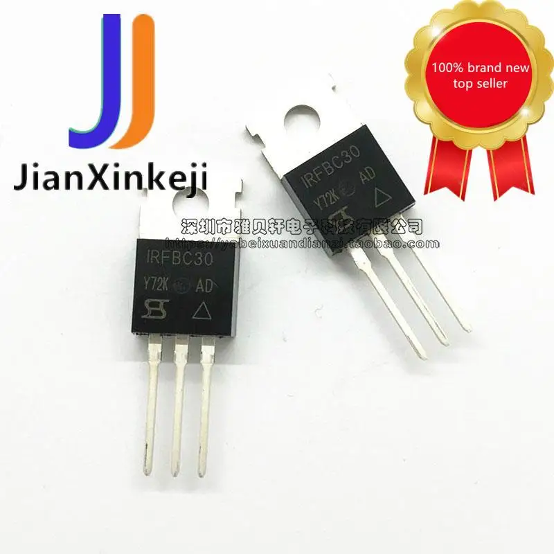 IRFBC30PBF N-Channel 3.6A600V Field Effect MOSFET หลอดตรงปลั๊ก-220ในสต็อก