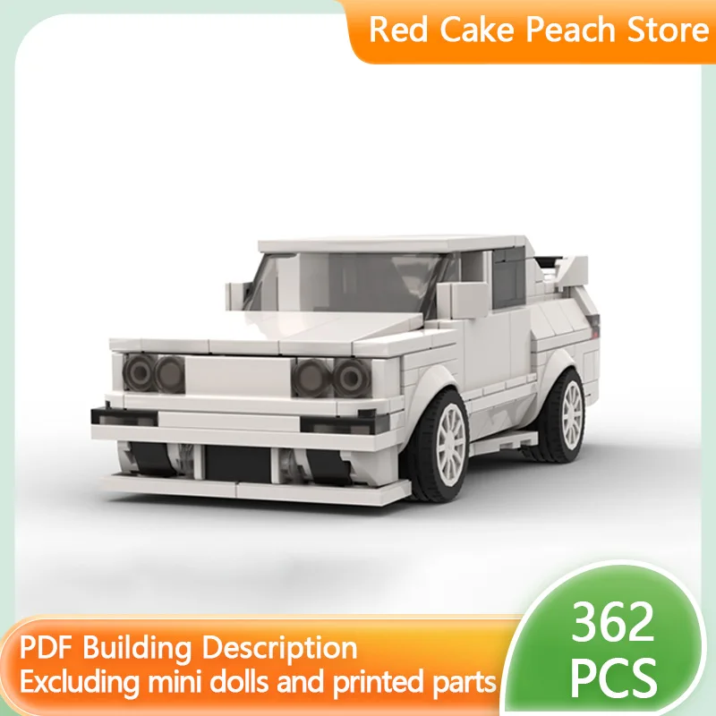 

Модель меховых фильмов MOC, строительные кирпичи, компактный спортивный автомобиль, модульная технология, подарки, праздник, сборка, детские игрушки, костюм