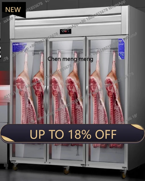 

MF Vertical beef and mutton refrigerated display cabinet cooked cabinet single and double door fresh meat cabinet