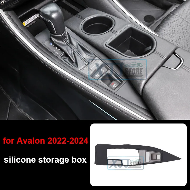 Fit voor Toyota Avalon 2019 2020 2021 2022 2023 2024 Middenconsole Armsteun Doos Dienblad Siliconen Bekerhouder Opbergdoos Interieur